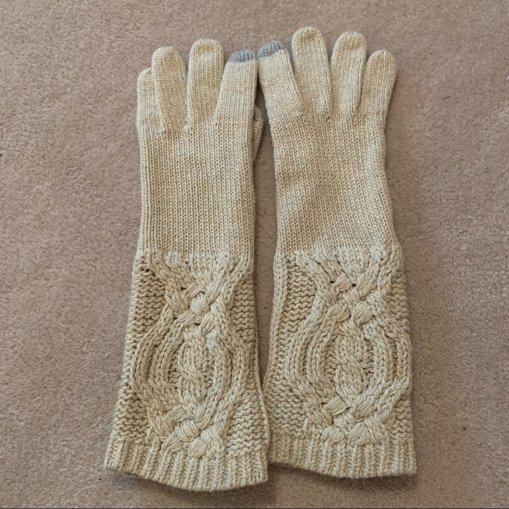 Ralph Lauren Tan Touch Screen Gloves - Picture 3 of 7
